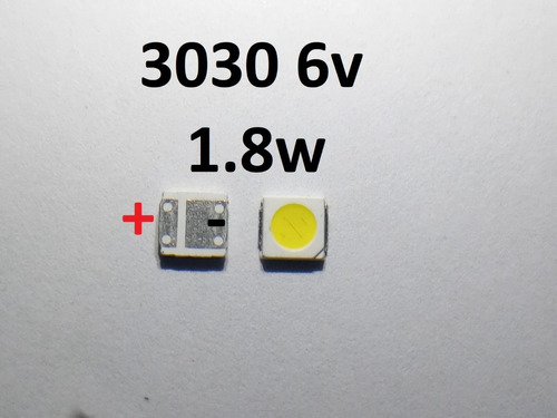 X100 Led Backlight Modelo 3030 6v Ánodo Fino (nro42)