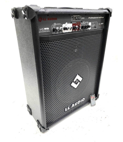 Caixa De Som Multiuso Amplificada Recarregavel Ll200usb 12v