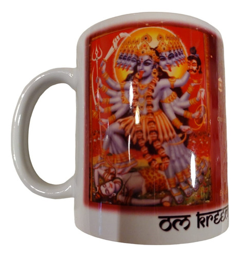 Tazon Diosa Kali India Mantra +te +bolsito Regalo Zaimor