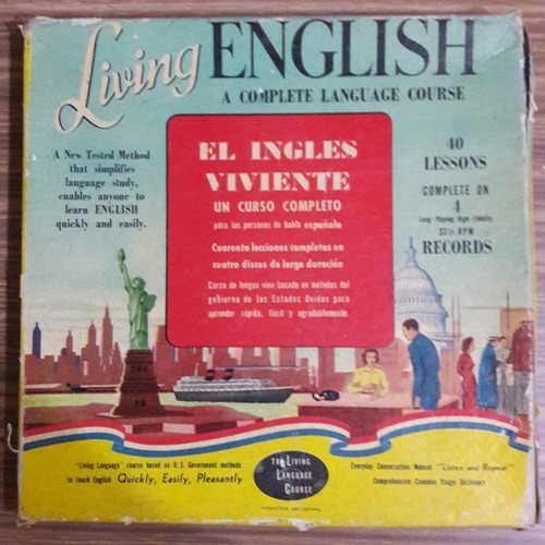 Coleccion Curso Ingles El Ingles Viviente + 2 Libros