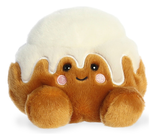 Peluche Aurora® Palm Pals Sugary Cinnamon Roll Felpa 12 Cm Marrón Claro