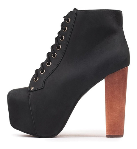 Jeffrey Campbell Original Lita Distressed Black Talle: 6m 7m