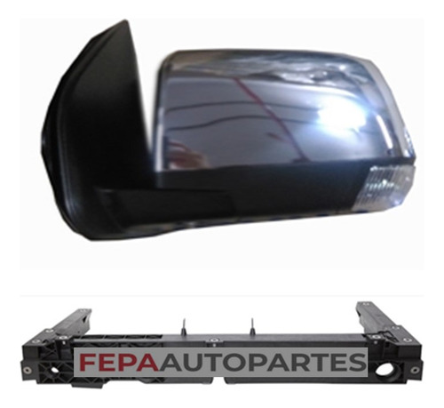 Cacha Espejo Exterior Chevrolet S-10 12/16 Elec Cromado Giro