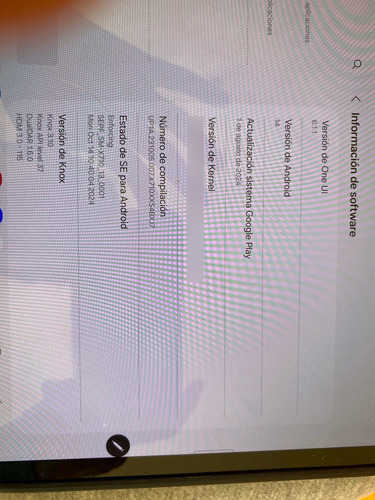 Samsung Galaxy Tab S9 Fe 6+128gb Color Silver + Teclado Gris Oscuro (Usado)