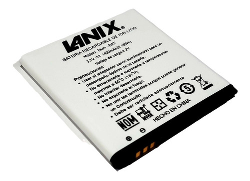 Pila Bateria Lanix S106 S130 X200 1300 Mah E/g