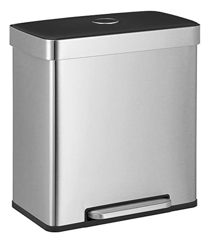 Cubo De Basura De Cocina, 16 Galones (2 X 8 Galones) Cu...