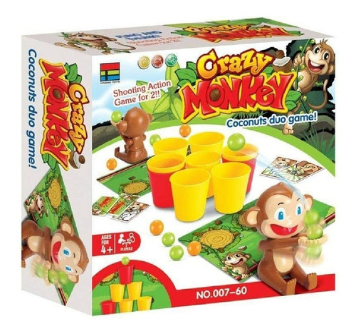Juego De Mesa Crazy Monkey Game Giantoys