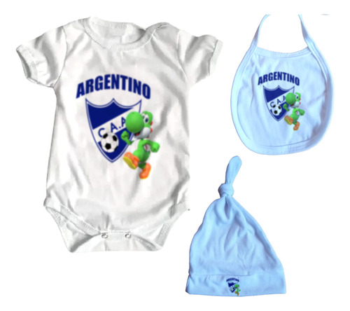 Ajuar Ropa Bebe X3 Prendas  Argentino De Rosario