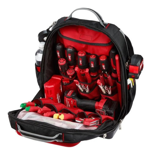 Mochila Para Herramientas Base Rigida Milwaukee 48-22-8201 Color Negro