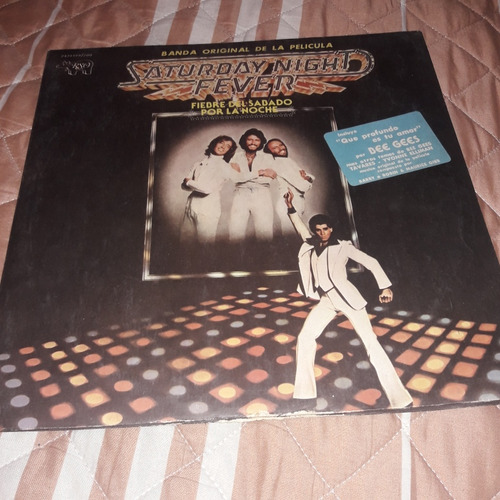 Disco De Vinilo Nacional De Fiebre De Sábado Por La Noche