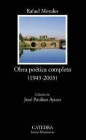 Libro Obra Poética Completa 1943 2003  De Morales Casas Rafa