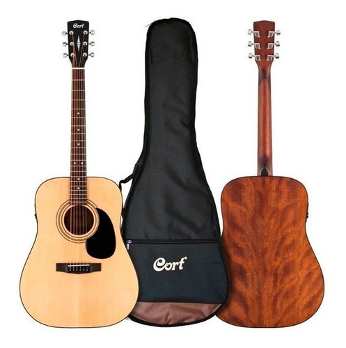 Imagen 3 de 5 de Guitarra Electroacústica Cort Ad810e Con Funda - Cuotas