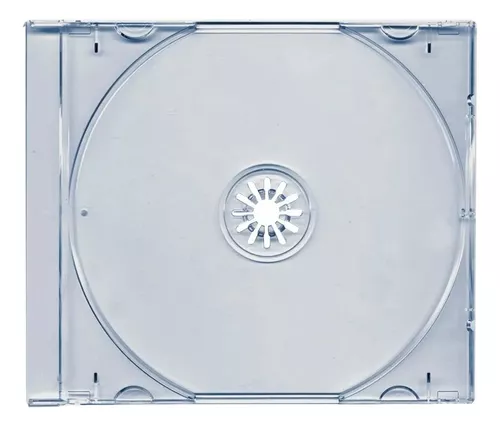 Caja CD Jewelcase 10.4mm para 2 CD/DVD Transparente MediaRange 