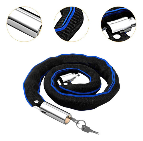 Candado De Cadena Para Bicicleta, Candado De Cadena 85cm