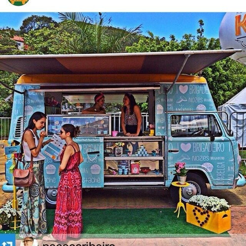 Transformação Gl Food Truck Kombi Bumerangue Sob Encomenda