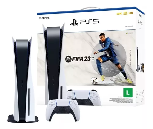 Playstation 5 ( PS5 ) Midia Física com Jogo Fifa 23, Novo