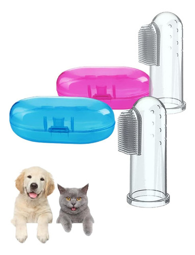 Cepillo De Dientes De Silicona Suave Para Gatos Y Perros