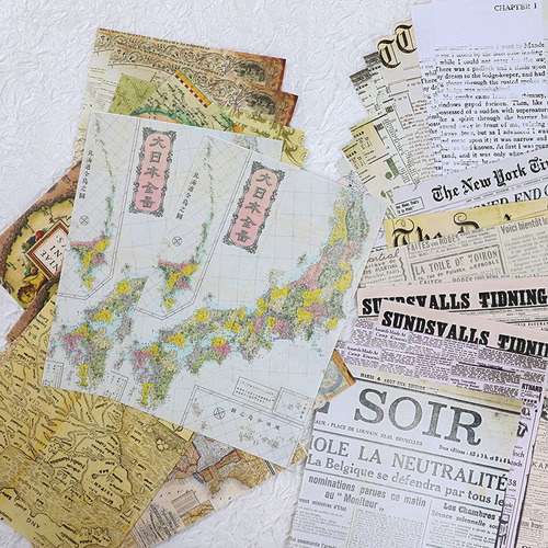 Partitura Wen Wo Papel Ligero Retro Libro Antiguo
