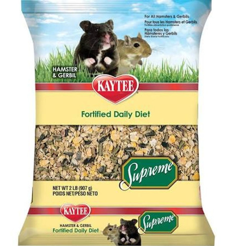 Alimento Kaytee Supreme Hamster Y Jerbos 907 Gr