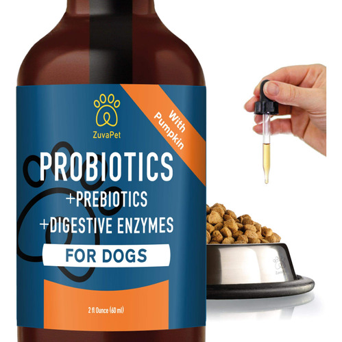 Probiotico Para Perros Con Enzimas Digestivas Naturales. Un