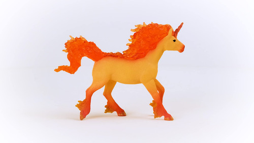 Unicornio De Fuego Elementa Figura De Juguete 5 Años