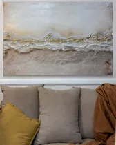 Comprar Cuadros Tripticos Grandes Pintados A Mano Modernos Texturado