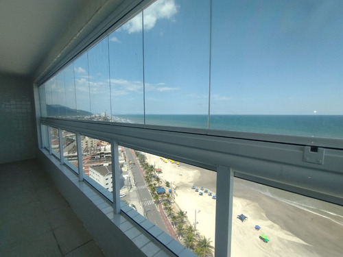 Imagem 25 de 28 de Apto -2 Dormitorios Sacada Totamente Frente Mar