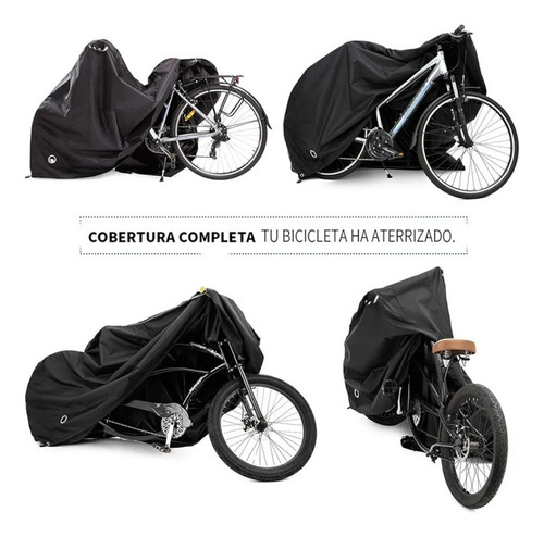 Funda De Bicicleta Impermeable Carpa Cobertor Con Elasticos