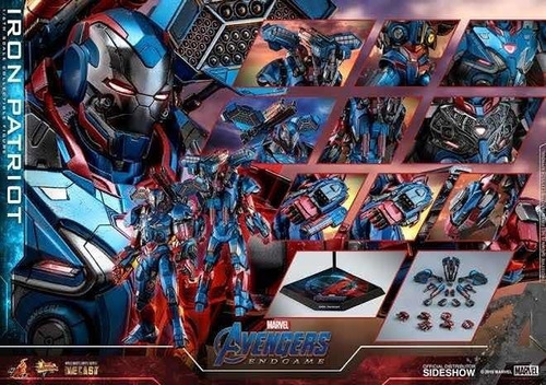 Iron Patriot 1/6 Avengers Endgame Marvel Man Diecast D34