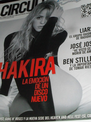 Revista Shakira Circulo Mixup Jose Jose , Susana Zabaleta