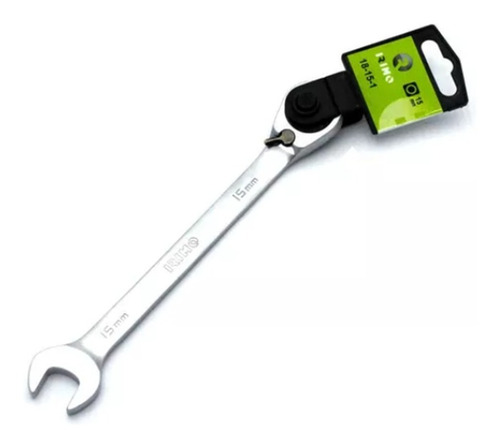 Llave Combinada Con Crique 15mm Irimo Criquet 15 Mm 18-15-1 Color Gris