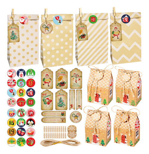 Bolsa De Caramelos Advent Candy Sacks Countdown Box
