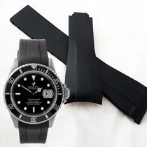 Comprar Correa Extensible Negro 20mm Para Rolex Submariner Y Otros