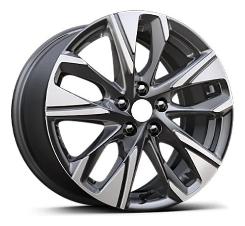 Rin 17 Aluminio 5/105 Cavalier Tracker 1 Pz Color Negro Crom Negro Cromo