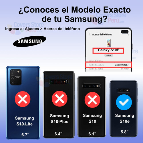 Funda Case Para Samsung S10e Soft Feeling Antishock Fucsia
