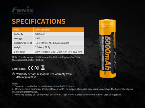 Imagen 5 de 10 de Cargador Efest Mega Usb 21700 + Fenix 5000mah X2 Unidades