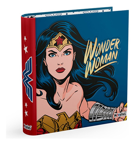 Carpeta Escolar N° 3 Mujer Maravilla Wonder Woman Mooving