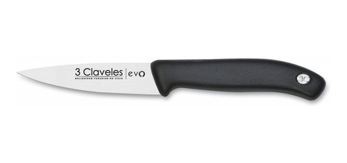 Cuchillo 3 Claveles De Pelar Pro Hoja Inox Largo 9 Cms Evo