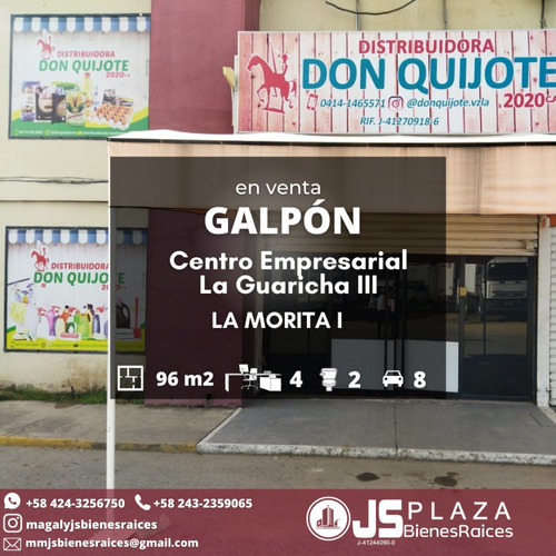 Imagen 1 de 14 de Galpon En Zona Industrial De La Morita I 04243256750