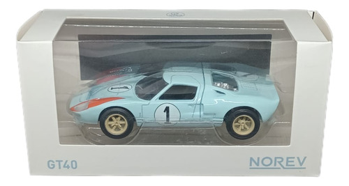 Auto Coleccion Ford Gt40 Le Mans 1968 Norev 1/43