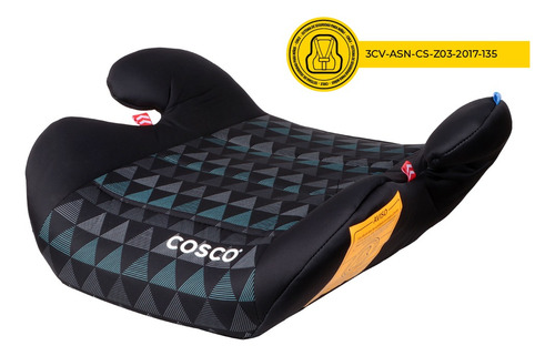Silla De Auto Alzador Bowl Negro Cosco Bowl Negro