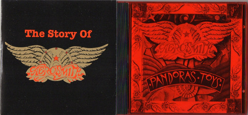 Aerosmith Pandora´s Toys Wooden Box 2 Cd Limited Edition Uk