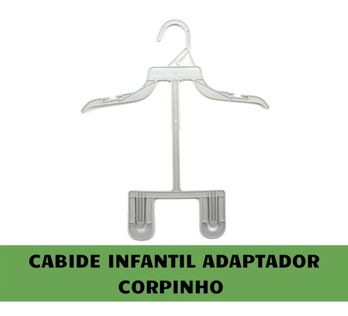 Kit 100 Cabides Infantil Conjunto Roupa Criança Bebê Atacado