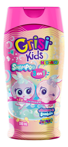 Grisi Kids Shampoo Infantil Neonatos 3 En 1, 300 Ml