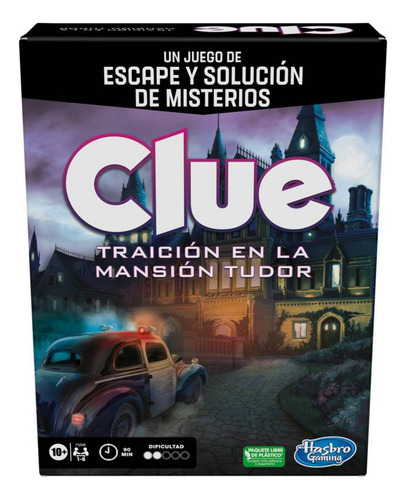 Juego De Mesa Hasbro Clue Estrategia Español Tablero