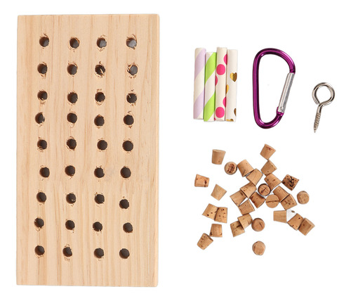 Teclado De Madera, Juguete Para Buscar Comida, Trepar, Masti