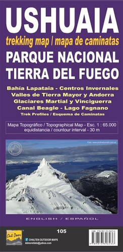 Mapa De Trekking Parque Nacional Tierra Del Fuego
