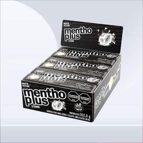 Pastillas Menthoplus Strong X12u - Tuttomax