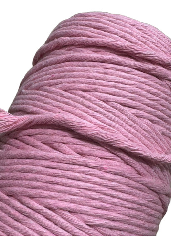 Cordon De Algodon 36 Hebras X 100 Mts Macrame Rosa
