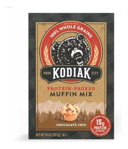Harina Kodiak Para Preparar Muffin Chocolate Chip